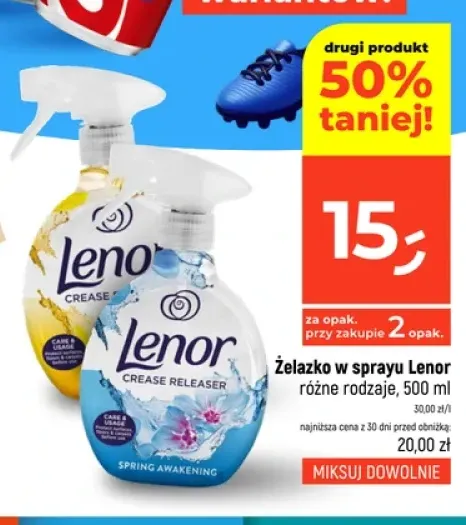 Żelazko w sprayu Lenor Crease Releaser Gold Orchid +1 wariant