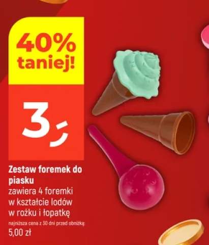 Zestaw foremek do piasku