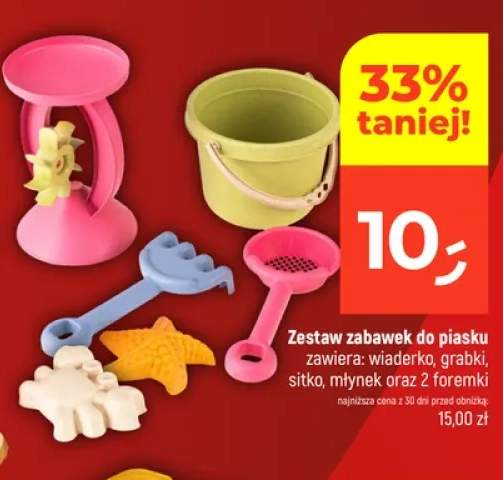 Zestaw zabawek do piasku