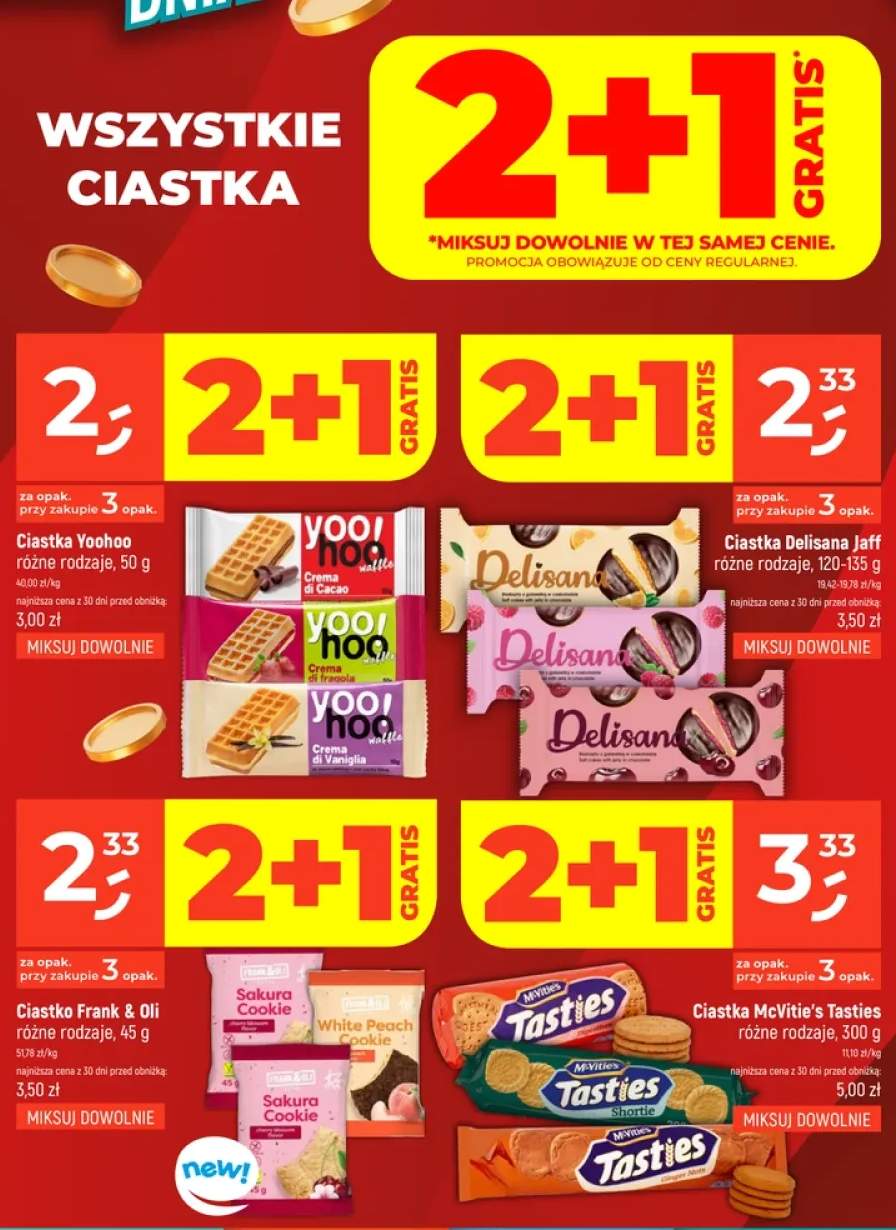 Ciastka +11 wariantów