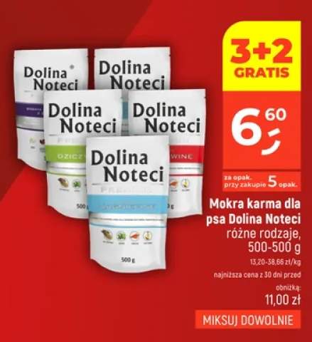 Mokra karma dla psa Dolina Noteci Premium
