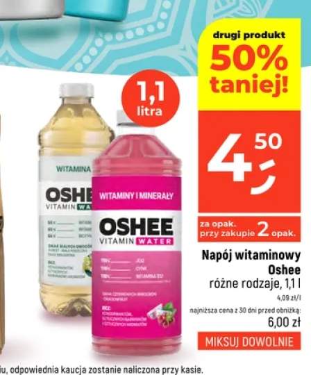 Napój witaminowy Oshee Witaminy i Minerały +1 wariant