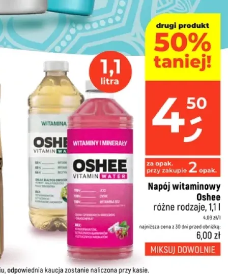 Napój witaminowy Oshee Witaminy i Minerały +1 wariant