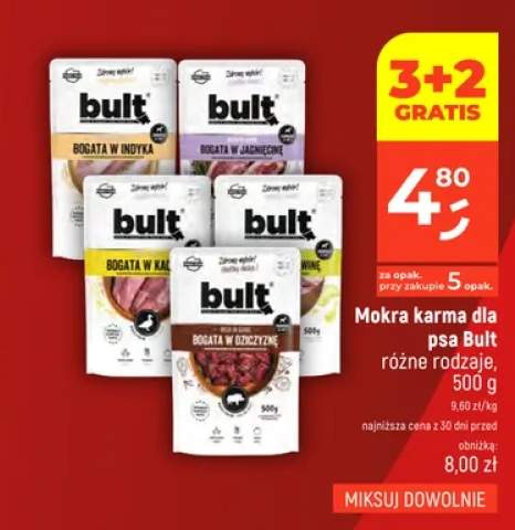 Mokra karma dla psa Bult bogata w indyka +3 warianty
