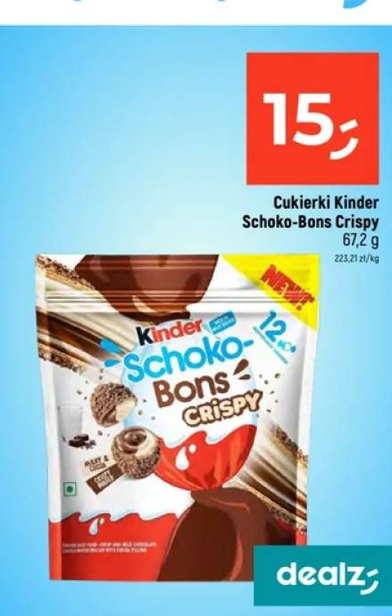 Cukierki Kinder Schoko-Bons Crispy