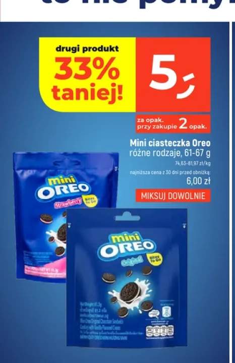 Mini ciasteczka Oreo Strawberry +1 wariant