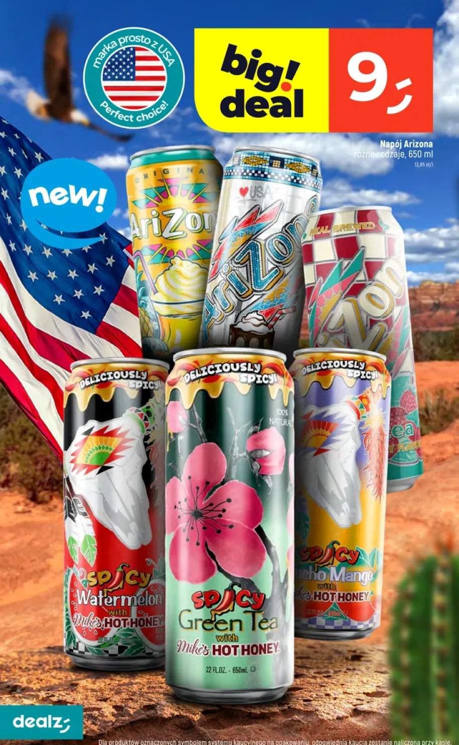 Napój AriZona Original Green Tea +5 wariantów