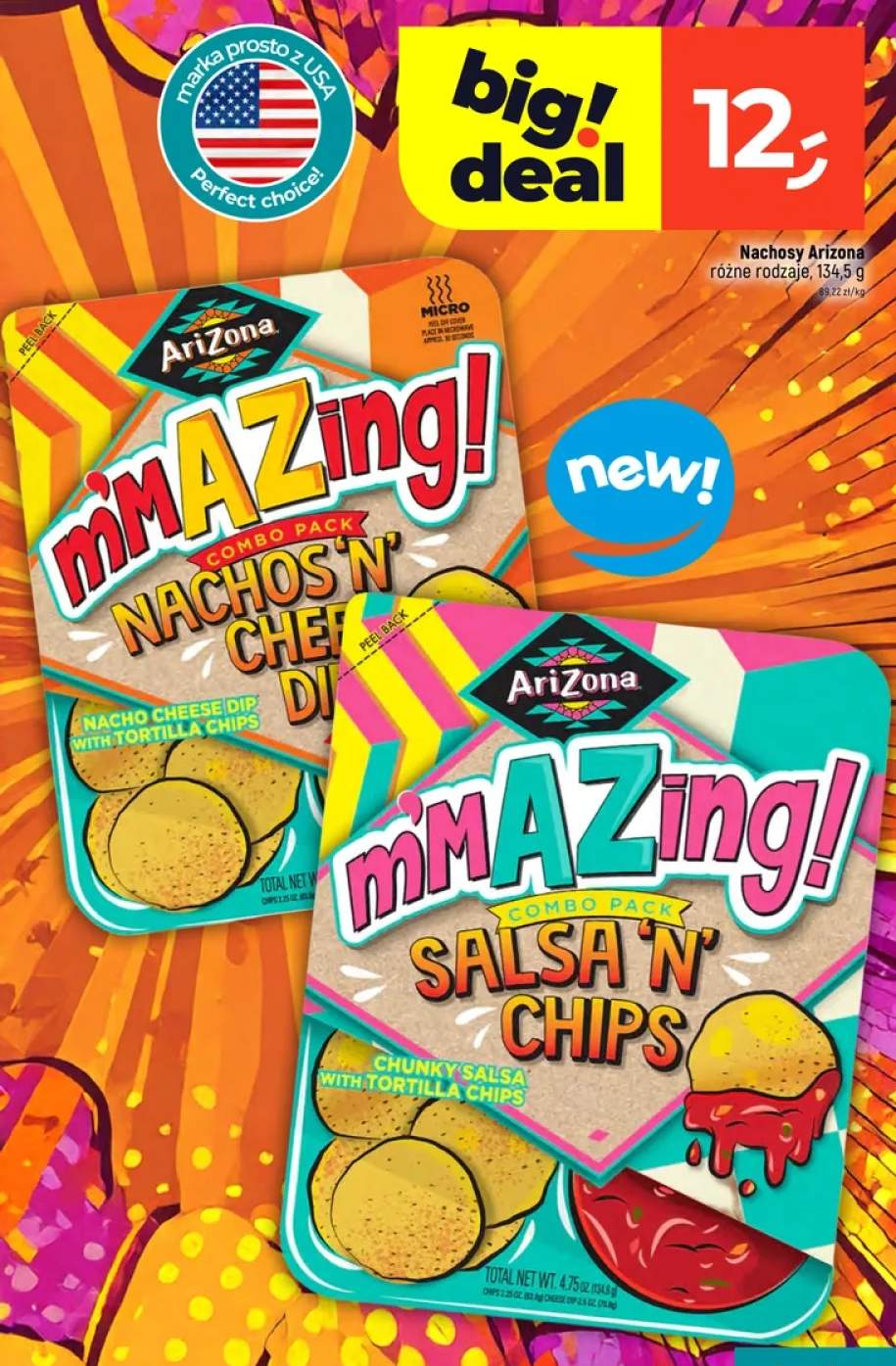 Nachosy Arizona mmAZing! Nachos 'N' Cheese Dip +1 wariant