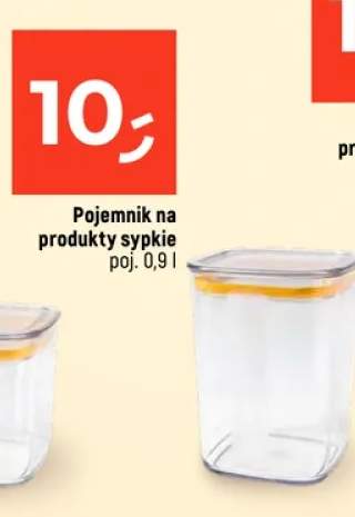 Pojemnik na produkty sypkie 0,9 l