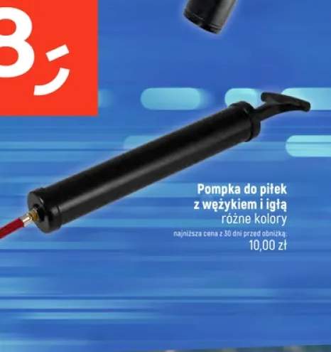 Pompka do piłek z wężykiem i igłą