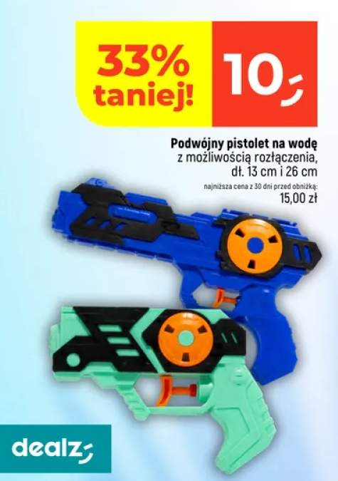 Podwójny pistolet na wodę