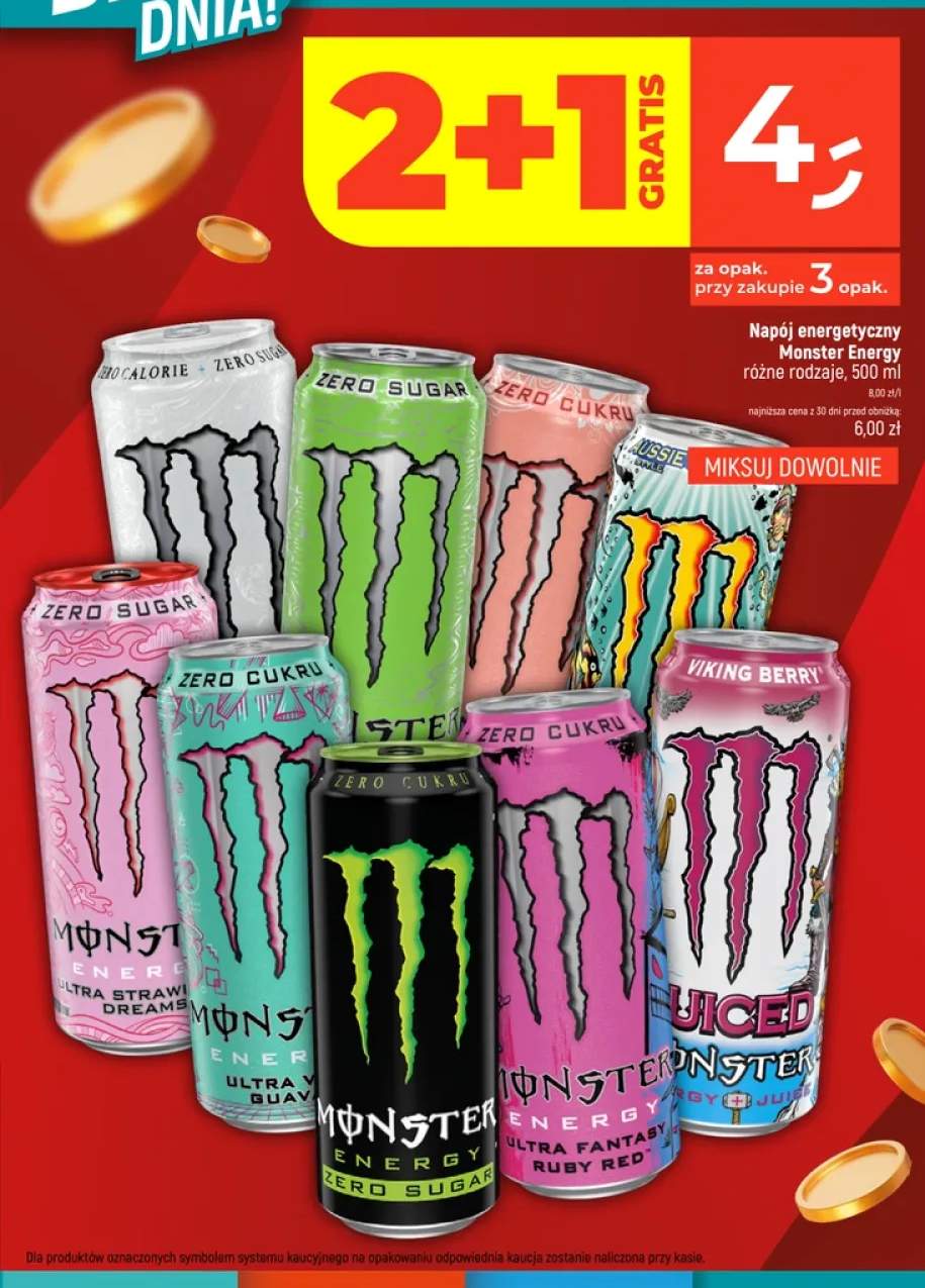 Napój energetyczny Monster Energy Ultra Paradise +7 wariantów