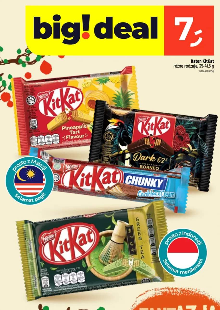 Baton KitKat Pineapple Tart Flavour +2 warianty