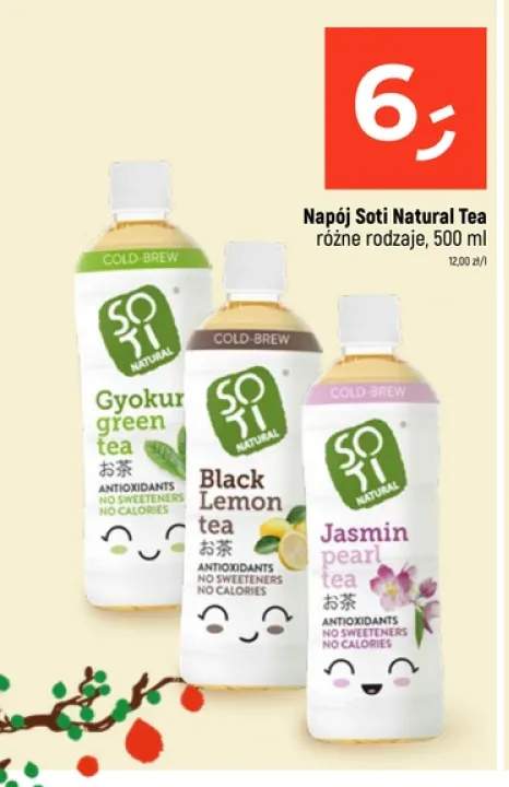 Napój Soti Natural Tea Gyokuro Green Tea +2 warianty