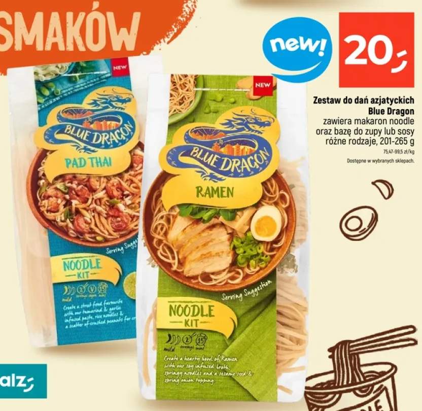 Zestaw do dań azjatyckich Blue Dragon Pad Thai