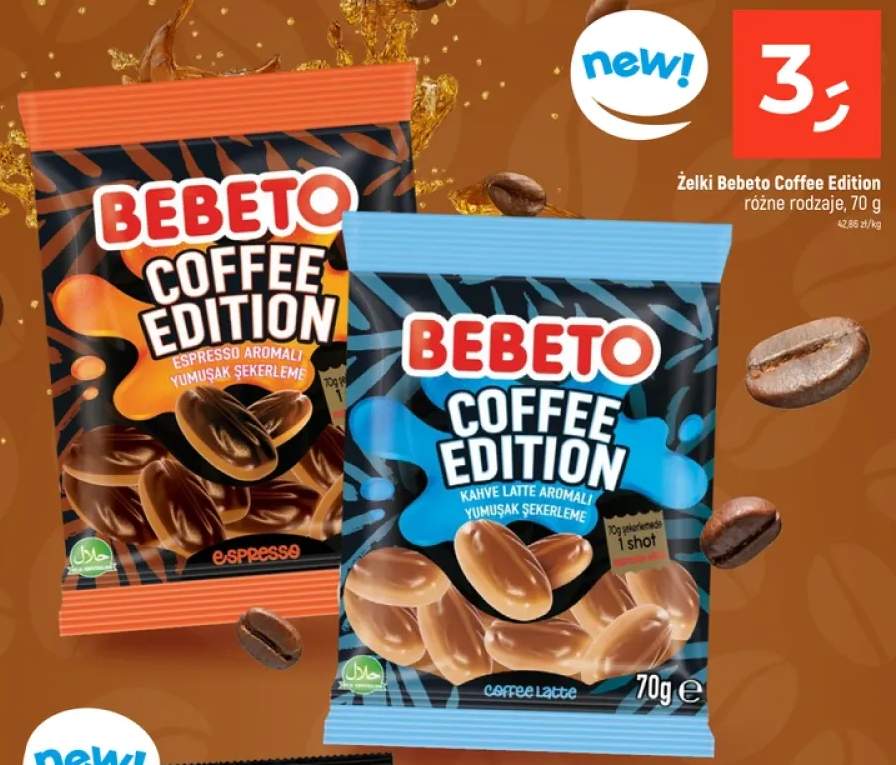 Żelki Bebeto Coffee Edition Espresso +1 wariant