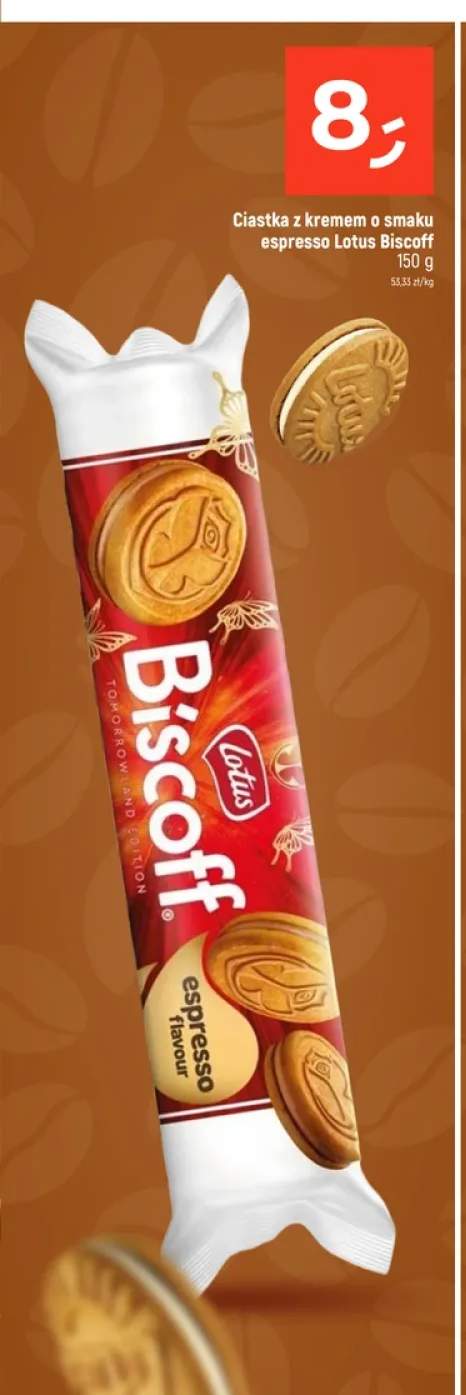 Ciastka z kremem o smaku espresso Lotus Biscoff