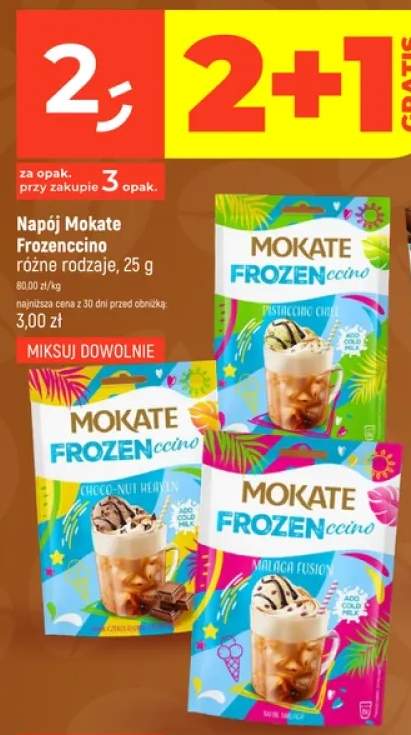 Napój Mokate Frozeneccino Choco-Nut Heaven +1 wariant