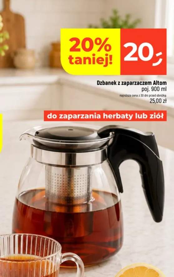 Dzbanek z zaparzaczem Altom 900 ml