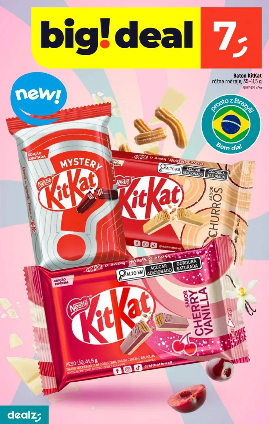 Baton KitKat Cherry Vanilla