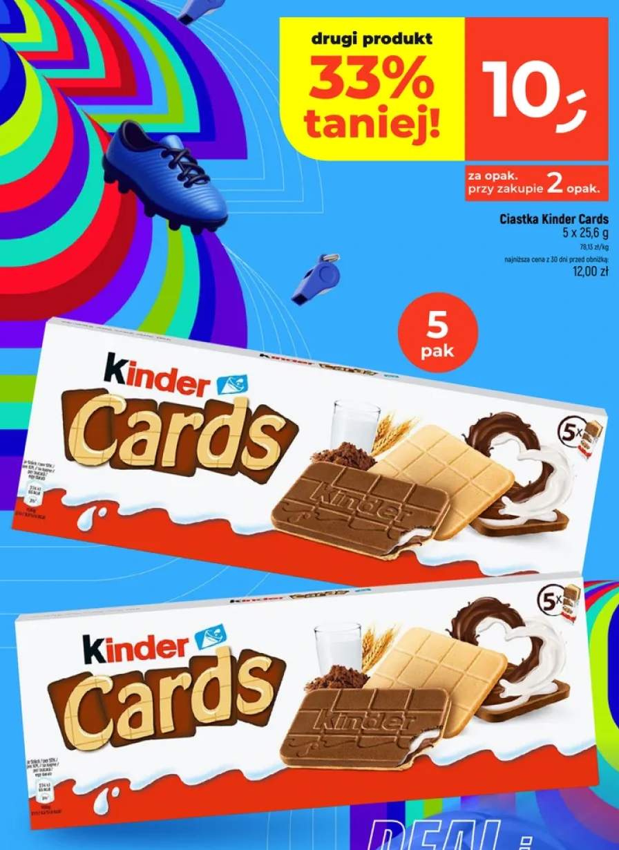 Ciastka Kinder Cards 5-pak