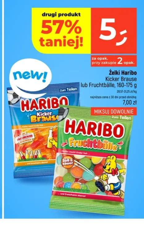Żelki Haribo Kicker Brause +1 wariant