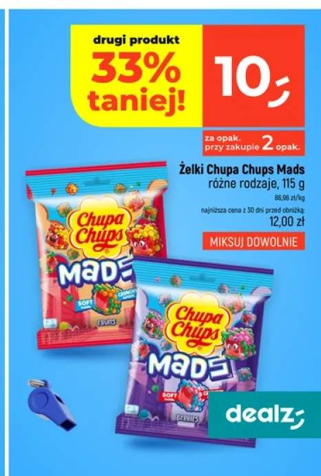 Żelki Chupa Chups Mads +1 wariant