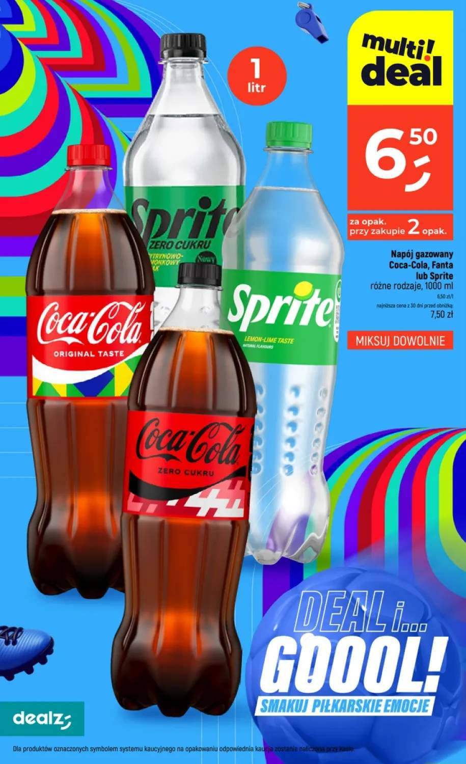 Napój gazowany Coca-Cola Zero Cukru +3 warianty