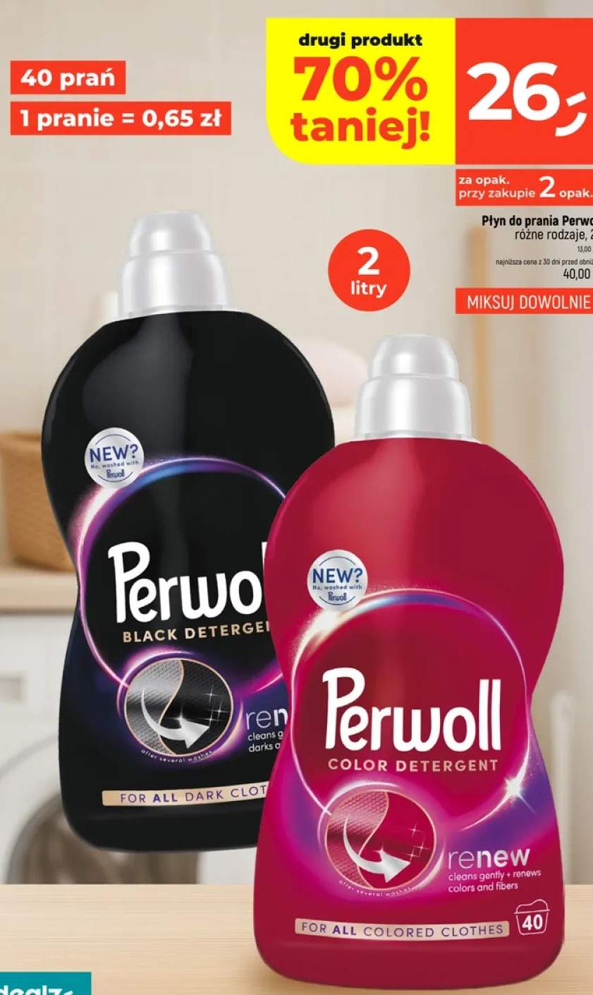 Płyn do prania Perwoll Renew Black +1 wariant