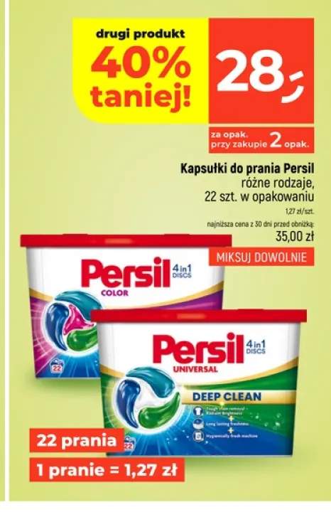 Kapsułki do prania Persil Color 4in1 Discs