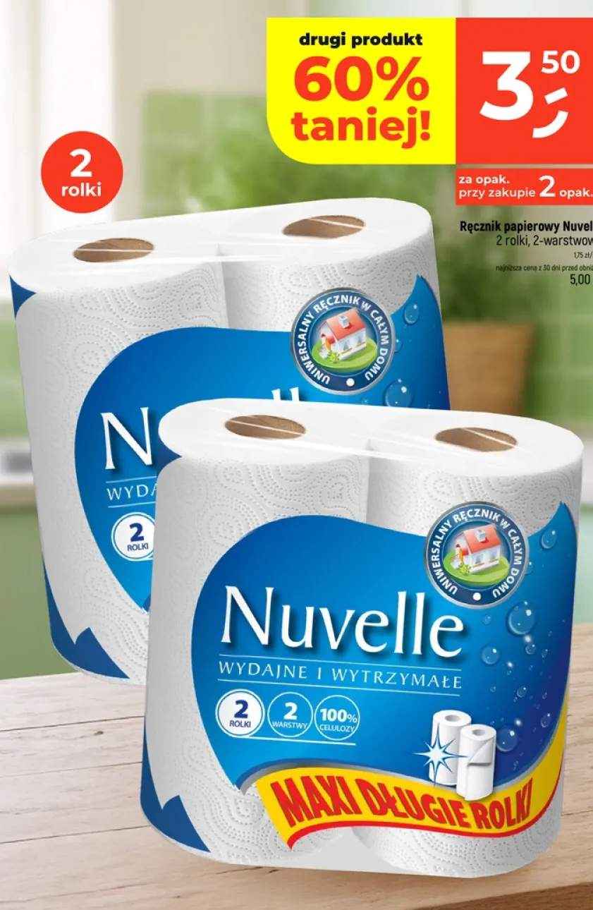 Ręcznik papierowy Nuvelle 2-pak 2-warstwowy