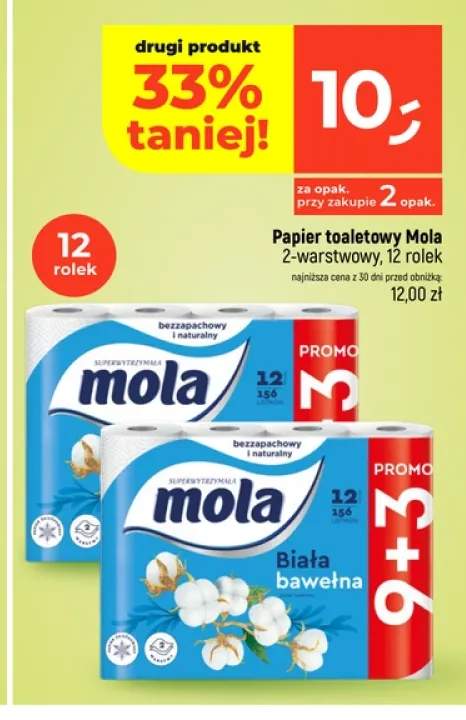 Papier toaletowy Mola 2-warstwowy