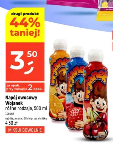 Napój owocowy Wojanek owoce leśne +2 warianty