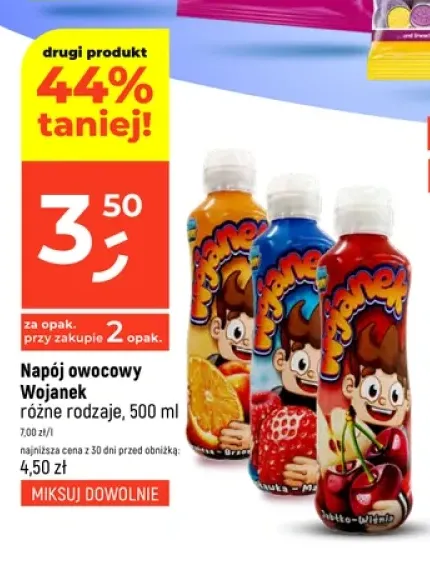 Napój owocowy Wojanek owoce leśne +2 warianty