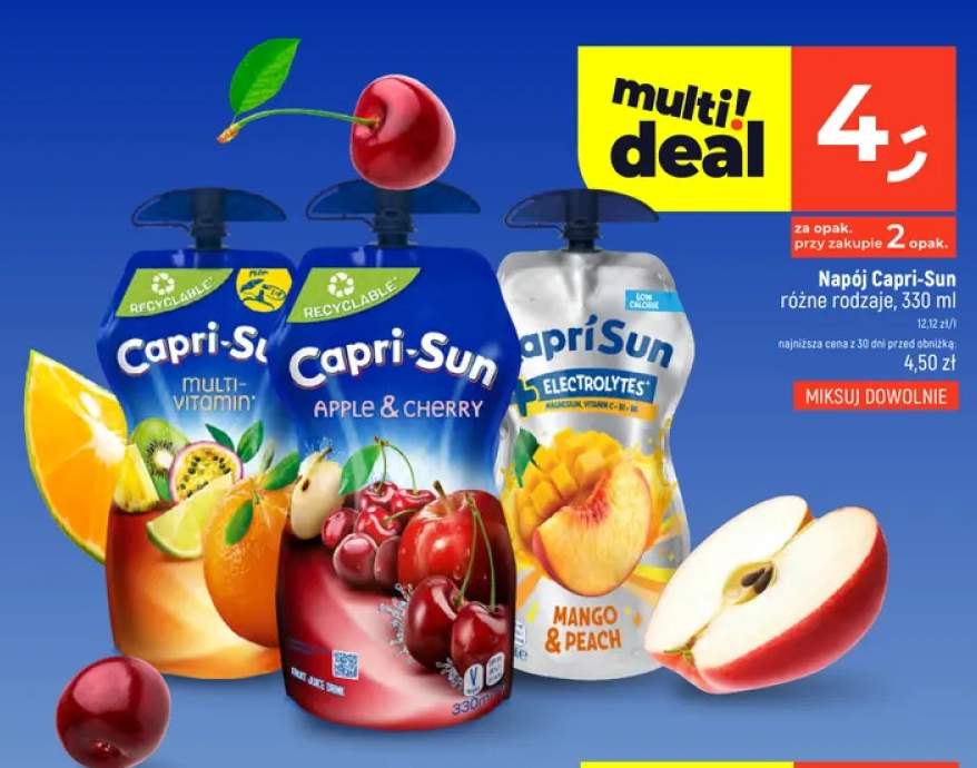 Napój Capri-Sun Apple & Cherry +1 wariant