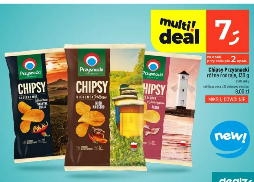 Chipsy Przysnacki Kierunek Podlasie Miód na ostro +2 warianty