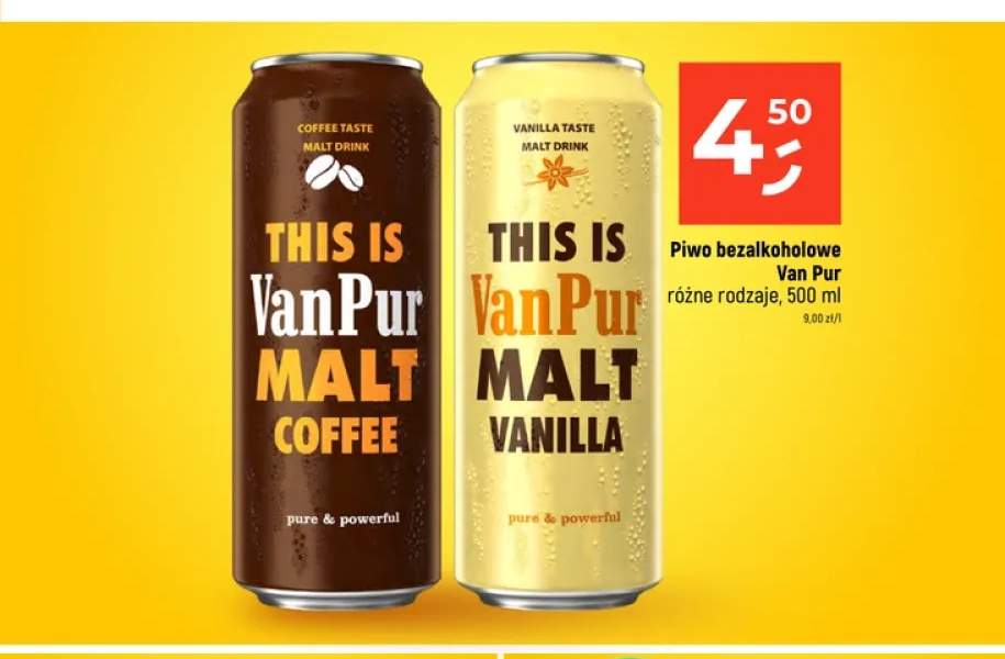 Piwo bezalkoholowe Van Pur Malt Coffee +1 wariant