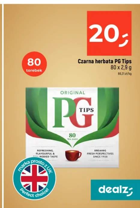 Czarna herbata PG Tips