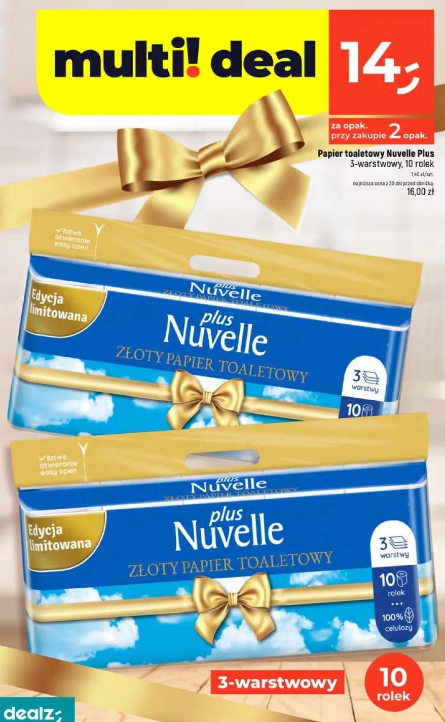Papier toaletowy Nuvelle Plus 3-warstwowy
