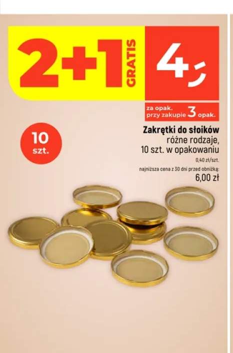 Zakrętki do słoików Dealz 10-pak