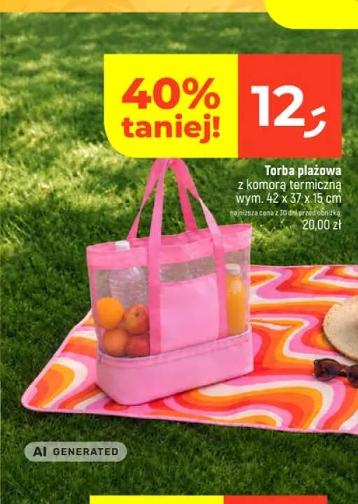 Torba plażowa z komorą termiczną
