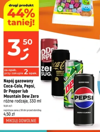 Napój gazowany Coca-Cola +3 warianty