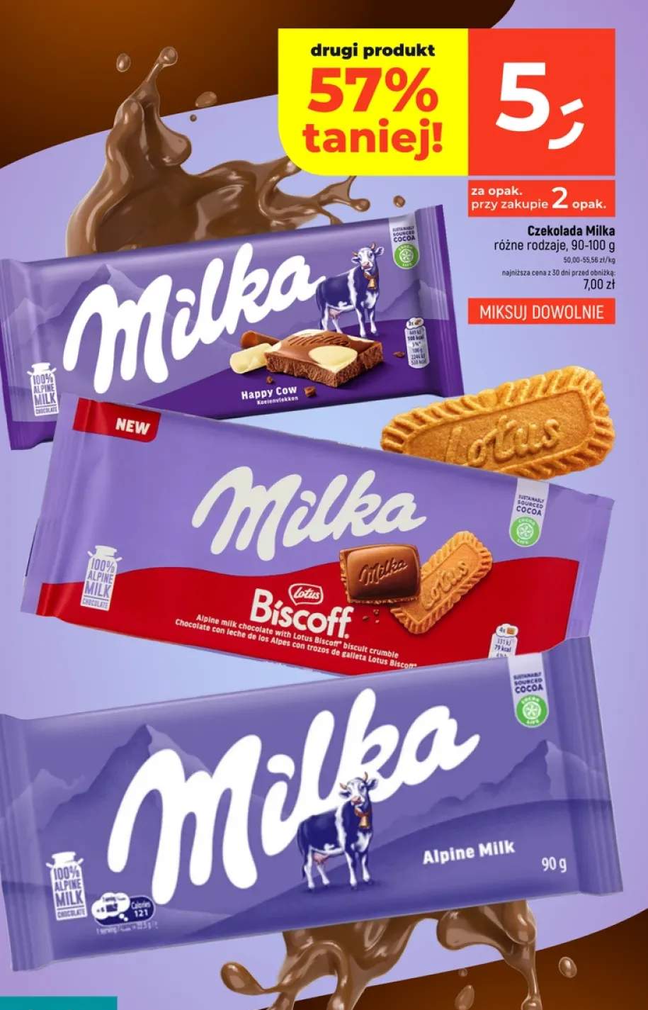 Czekolada Milka Happy Cow +2 warianty