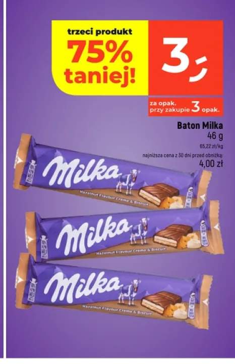 Baton Milka Hazelnut Flavour Creme & Biscuit