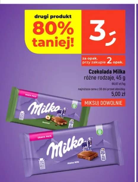 Czekolada Milka Hazelnut +1 wariant