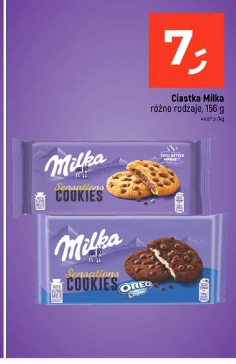 Ciastka Milka Sensations Cookies +1 wariant