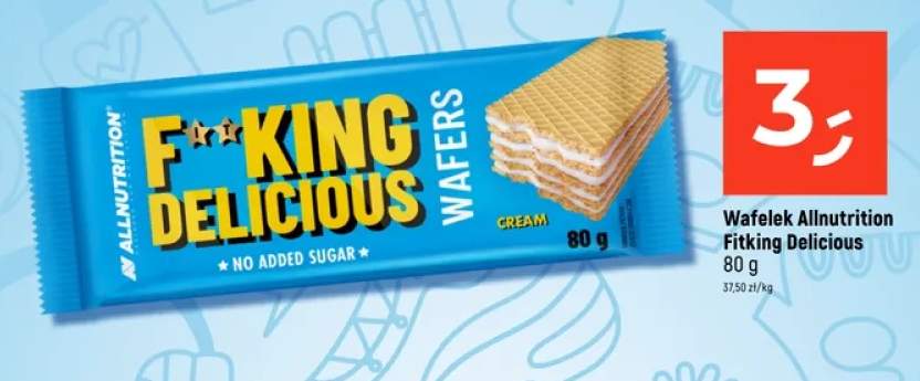 Wafelek Allnutrition Fitking Delicious