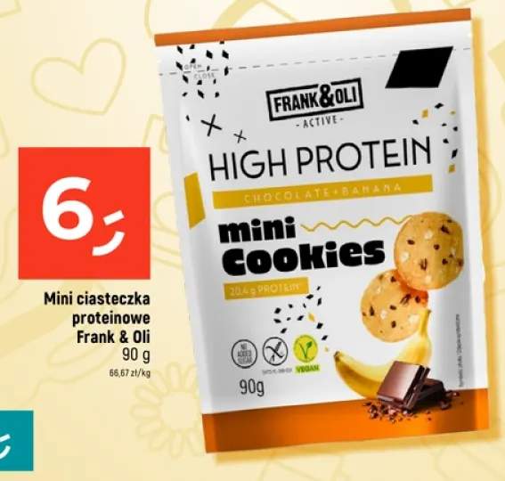 Mini ciasteczka proteinowe Frank & Oli