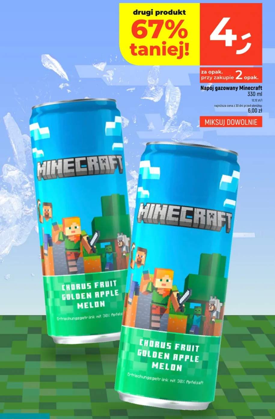 Napój gazowany Minecraft