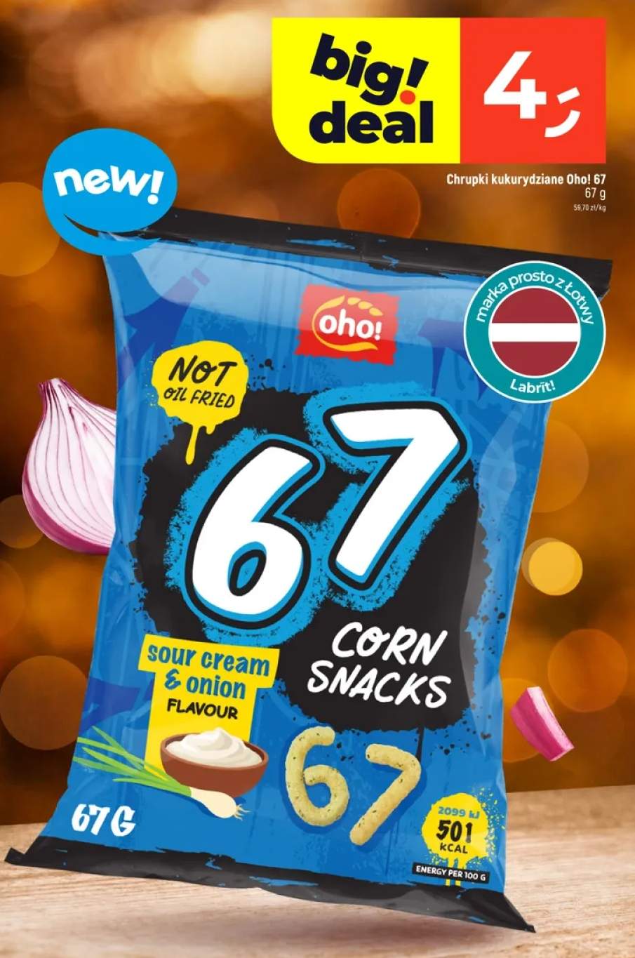 Chrupki kukurydziane Oho! 67